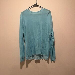 Men's Long Sleeve Blue Shirt